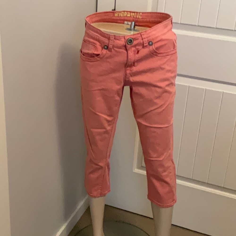 Hydraulic Women’s Pink Capri Jean Size 8